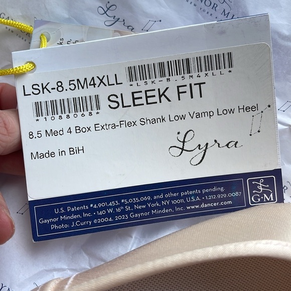 Gaynor Minden Pointe Shoes 8.5 M Sleek - Picture 7 of 7